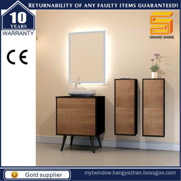Modern Free Standing Lacquer and Melamine Mixed Bathroom Cabinets